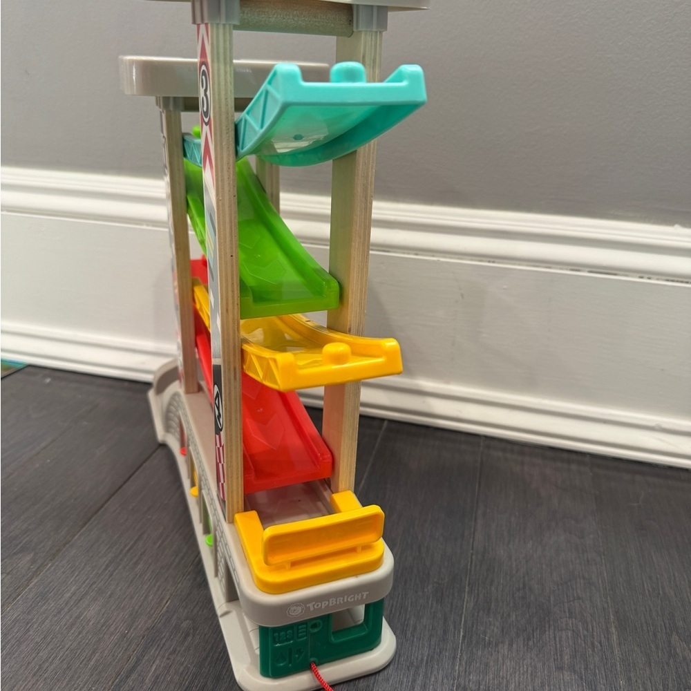 Colorful Slide Racing Track Toy for Kids Boys Infants Toddlers - Picture 6 of 7